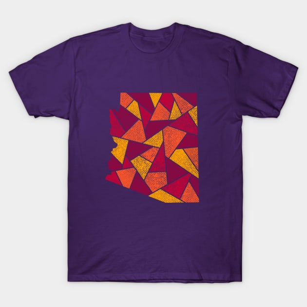 Arizona Mosaic - Desert Sunrise T-Shirt by dSyndicate